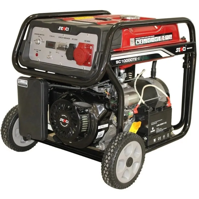 Generator de curent SENCI SC10000TE TOP putere maxima 8,5 kW/400V 2,8 kW/230V pornire electrica