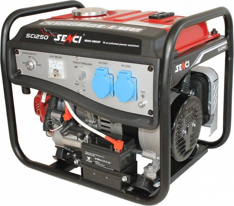Generator de curent SENCI SC1250 LITE putere maxima 1,0 kW 230V