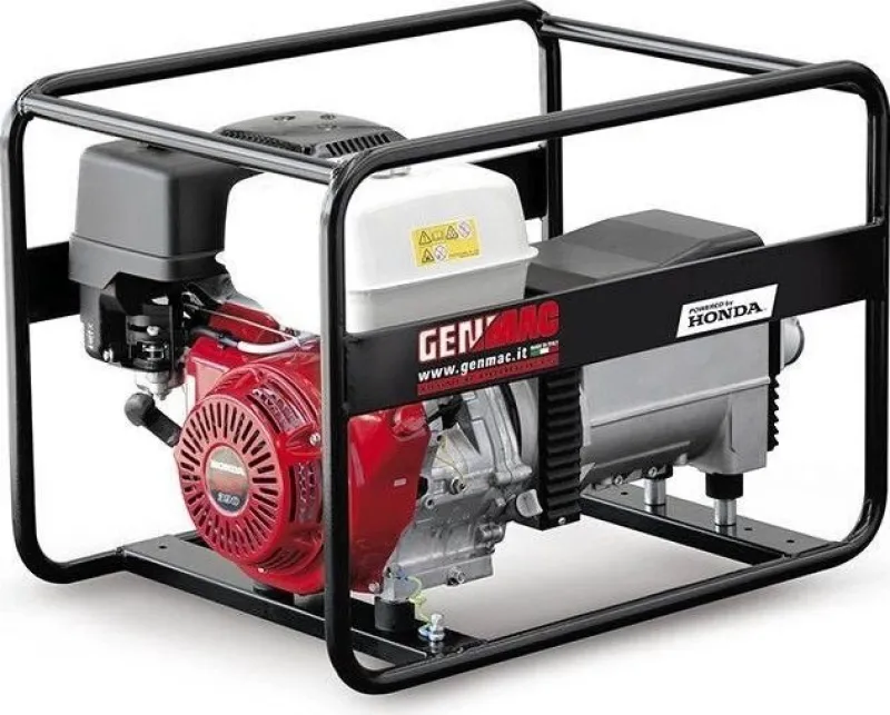 Generator de curent GENMAC Click RG7300HO putere maxima 6,4 kW 230V motor Honda GX390
