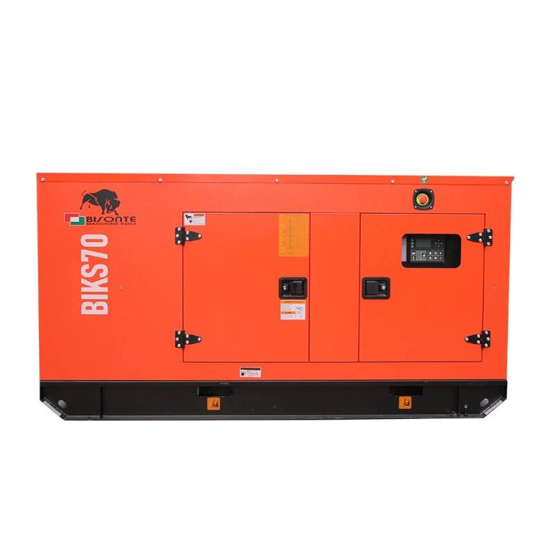 Generator de curent Bisonte BIKS70, insonorizat, Pmax=69kVA 400V ATS inclus
