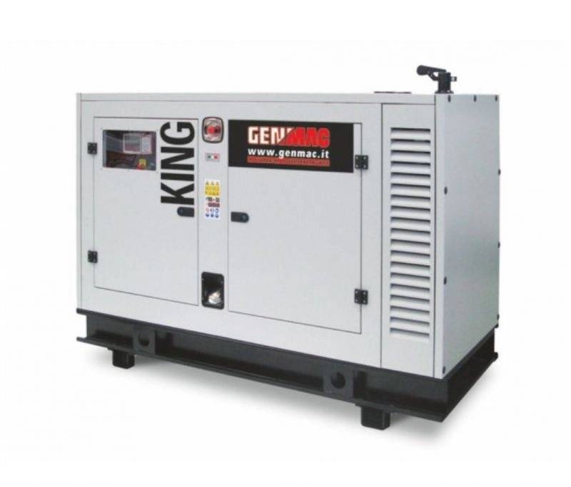 Generator insonorizat GENMAC King G100IS putere maxima 110kVA 400V motor IVECO