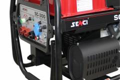 Generator de curent si sudura SENCI SC-300 putere maxima 3.5kW 230V curent sudura 300A DE